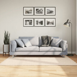 Walplus Rug Huarte Short Pile Soft And Washable Beige 120X170 Cm - thumbnail 1