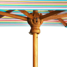Vidaxl Kids Picnic Table With Parasol 79X90X60 Cm Solid Acacia Wood - thumbnail 7
