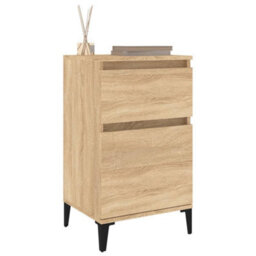 Berkfield Elegant Bedside Cabinets 2 Pcs Sonoma Oak 40X35X70 Cm - thumbnail 4
