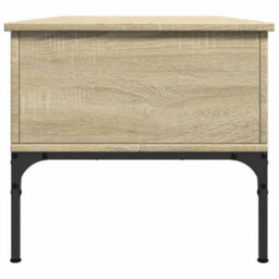 Walplus Coffee Table Sonoma Oak 100X50X45 Cm Engineered Wood And Metal - thumbnail 6