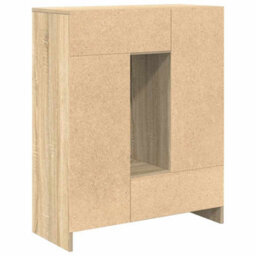 Berkfield Sideboard With Drawers And Doors Sonoma Oak 73X31X90 Cm - thumbnail 8