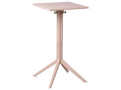 Wyld And Coco Breeze Living Bistro Table Beige 60 X 60 Cm Flip-Top Outdoor Balcony Table - image 1