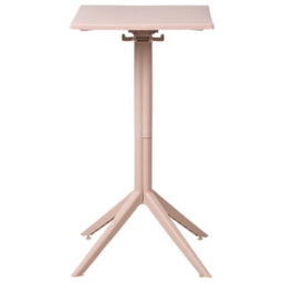 Wyld And Coco Breeze Living Bistro Table Beige 60 X 60 Cm Flip-Top Outdoor Balcony Table - thumbnail 4