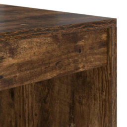 Berkfield Computer Desk Smoked Oak Engineered Wood 90 X 50 X 76 Cm - thumbnail 7