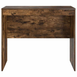 Berkfield Computer Desk Smoked Oak Engineered Wood 90 X 50 X 76 Cm - thumbnail 4