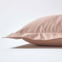 Homescapes Moonlight Beige Egyptian Cotton Oxford Pillowcase 1000 Tc - thumbnail 2