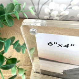 Oh So Precious Miss You Always Memorial Photo Frame - Wooden Base, Fits 6X4 Photo, Magnetic Acrylic Sheets - thumbnail 2