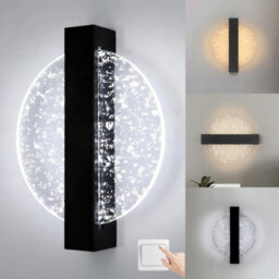 3-Light Colour Adjustabe 12W Led Wall Lamp Modern Wall Light Bedroom Indoor - thumbnail 4