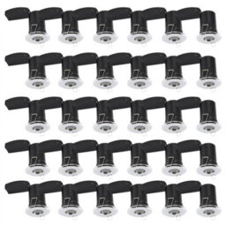 First Choice Lighting Set Of 30 - Chrome Ip65 Bathroom Recessed Fire Rated Downlights - thumbnail 1