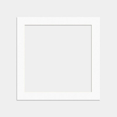 Ak Frames 50X50Cm White Picture Mounts To Fit 40X40Cm Aperture Size - Mount Board Only (No Frame Included) - image 1
