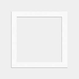 Ak Frames 50X50Cm White Picture Mounts To Fit 40X40Cm Aperture Size - Mount Board Only (No Frame Included) - thumbnail 1