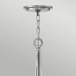 Luminosa Lighting Elstead Hinkley Ascher 3 Light Pendant Polished Nickel - thumbnail 5