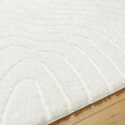 Livabliss Nomadic-Shaggy Ivory Modern Graphic Soft Plush Pile Living Bedroom Rug 160 X 213 Cm Easy Care, Non Shedding - thumbnail 3