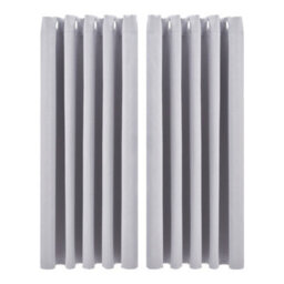 Living And Home 168Cmw Grey Grommet Top Polyester 100% High Precision Blackout Curtain Set (Only Curtain) - thumbnail 3