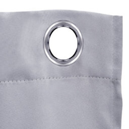 Living And Home 168Cmw Grey Grommet Top Polyester 100% High Precision Blackout Curtain Set (Only Curtain) - thumbnail 7