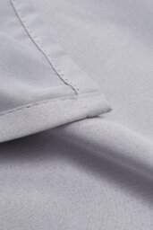Living And Home 168Cmw Grey Grommet Top Polyester 100% High Precision Blackout Curtain Set (Only Curtain) - thumbnail 4