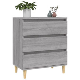 Berkfield Durable Sideboard Grey Sonoma 60X35X70 Cm Engineered Wood - thumbnail 4