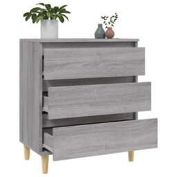 Berkfield Durable Sideboard Grey Sonoma 60X35X70 Cm Engineered Wood - thumbnail 5