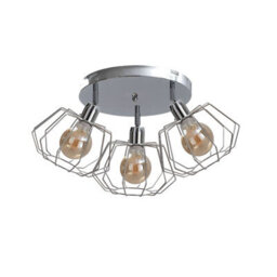 Luminosa Lighting Luminosa Luna Ceiling Spotlight Clusters Silver, 32Cm, 3X E27