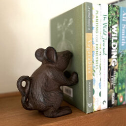 Selections Cast Iron Mouse Decorative Doorstop Or Bookends (Set Of 2) - thumbnail 2
