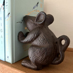 Selections Cast Iron Mouse Decorative Doorstop Or Bookends (Set Of 2) - thumbnail 5