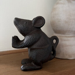 Selections Cast Iron Mouse Decorative Doorstop Or Bookends (Set Of 2) - thumbnail 6