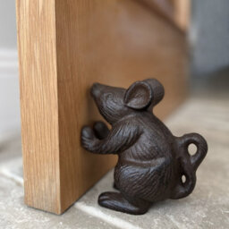 Selections Cast Iron Mouse Decorative Doorstop Or Bookends (Set Of 2) - thumbnail 3