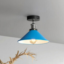 Semi Flush Mount Ceiling Light With E27 Base Holder - thumbnail 1