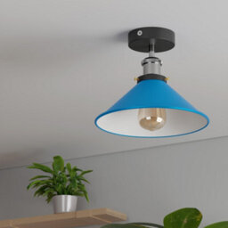 Semi Flush Mount Ceiling Light With E27 Base Holder - thumbnail 4