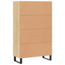 Berkfield Highboard Sonoma Oak 69.5X31X115 Cm Engineered Wood - thumbnail 8