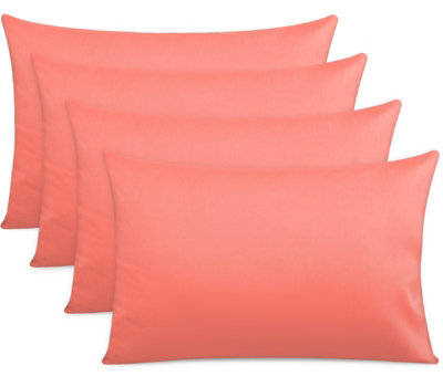 Lazzaro Premium 100% Egyptian Cotton Pillowcases 300 Thread Count 4 Pack Breathable Ultrasoft - image 1