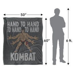 Mortal Kombat Hand To Hand Goro Blanket Multicoloured (36In X 58In) - thumbnail 5