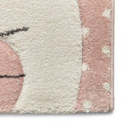 Pink Kids Animal Pictorial Graphics Modern Rug For Living Room Bedroom And Dining Room-80Cm X 150Cm - thumbnail 4