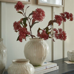 Numa Round Ceramic Vase - Modern Tactile Home Decor Accent - thumbnail 5