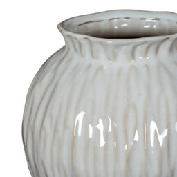 Numa Round Ceramic Vase - Modern Tactile Home Decor Accent - thumbnail 3