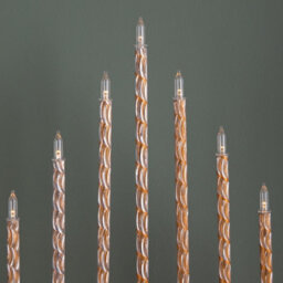 Samuel Alexander 26Cm Battery Operated Gold Light Up Christmas Candle Bridge With 9 Warm White Leds - thumbnail 4