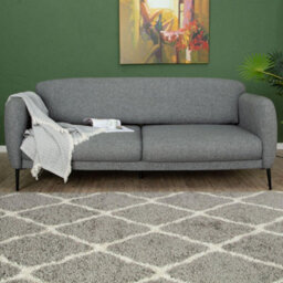 The Rugs Moroccan Shaggy Rugs And Runners Soft  High Pile Grey And Ivory Living Room Kitchen Hallway 710 - thumbnail 8
