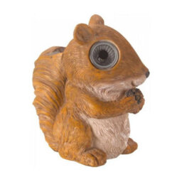 Garden Light Up Woodland Animal Ornamental Solar Powered Lights Set Of 3 Owl Hedgehog & Squirrel - thumbnail 9