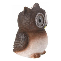 Garden Light Up Woodland Animal Ornamental Solar Powered Lights Set Of 3 Owl Hedgehog & Squirrel - thumbnail 6