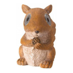 Garden Light Up Woodland Animal Ornamental Solar Powered Lights Set Of 3 Owl Hedgehog & Squirrel - thumbnail 8