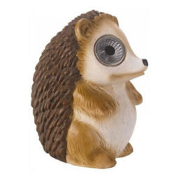 Garden Light Up Woodland Animal Ornamental Solar Powered Lights Set Of 3 Owl Hedgehog & Squirrel - thumbnail 5