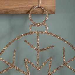 Samuel Alexander 49Cm Battery Powered Light Up Gold Christmas Snowflake Ball With Warm White Twinkling Leds - thumbnail 5