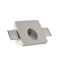Luminosa Lighting Luminosa Zeke Recessed Wall Light Trimless Square 1.5W White Plaster - thumbnail 3