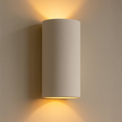 Portwest Westport Jenkins Ceramic Up & Down Wall Light Cream - image 1