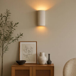 Portwest Westport Jenkins Ceramic Up & Down Wall Light Cream - thumbnail 6