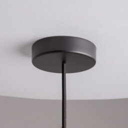 Luminosa Lighting Luminosa Memory Modern Slim Pendant Ceiling Light Black 1Xe14 White Shade - thumbnail 5