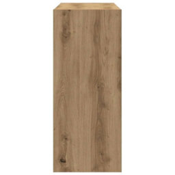 Berkfield Bookcase/room Divider - Artisan Oak - 100X30X72 Cm - Made From Engineered Wood - thumbnail 7