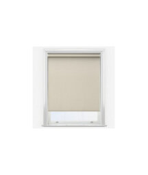 Linen Water & Moisture Resistant Pvc Blackout Roller Blinds Ideal For Bathroom & Kitchen 160Cm Length - thumbnail 1