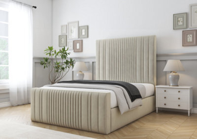 Comfort Beds The Foxy Cream Plush Bed Frame - image 1