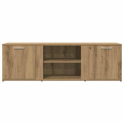 Berkfield Tv Cabinet Artisan Oak 120X34X37 Cm Engineered Wood - thumbnail 4